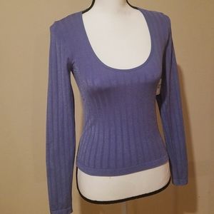 💚NWT💚Free People Smokey blue top